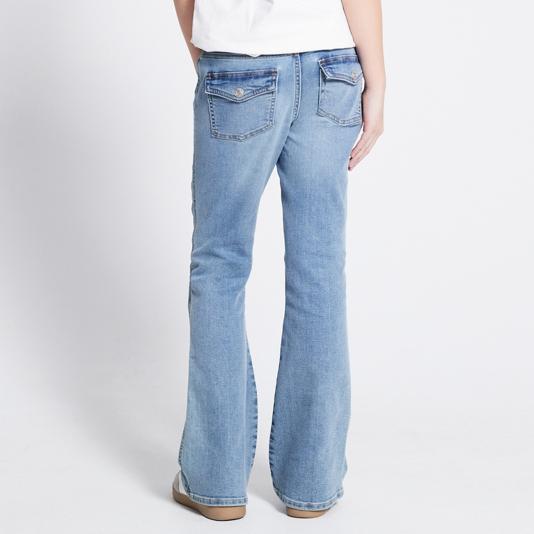 Back pocket bootcut jeans "90`s Boot star" Light used
